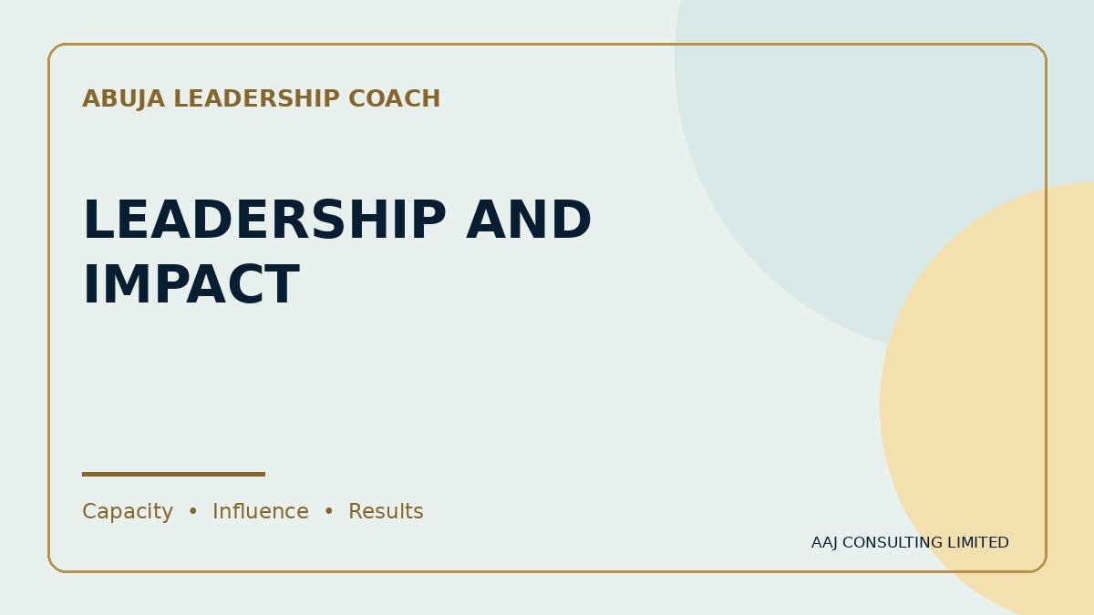 Executive Presence Is More Than Confidence: A Practical Framework