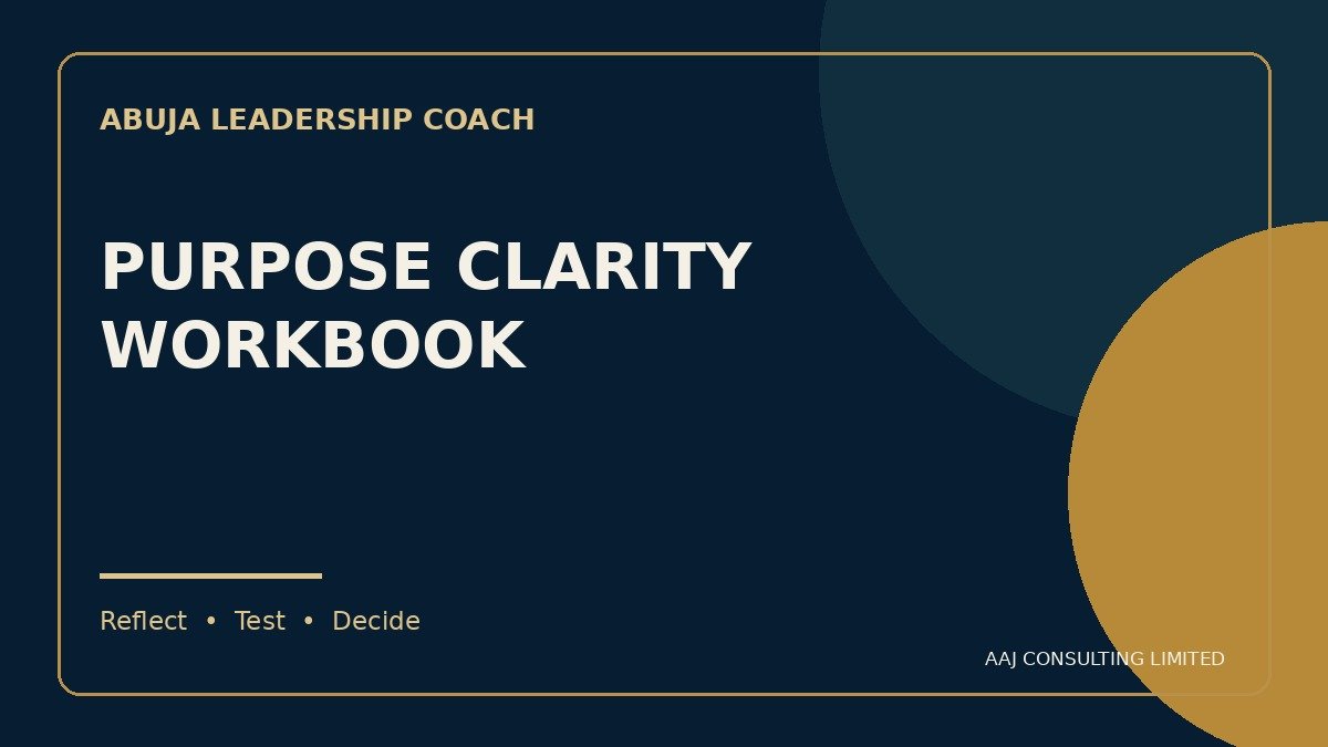 Identity, purpose, potential and impact workbook